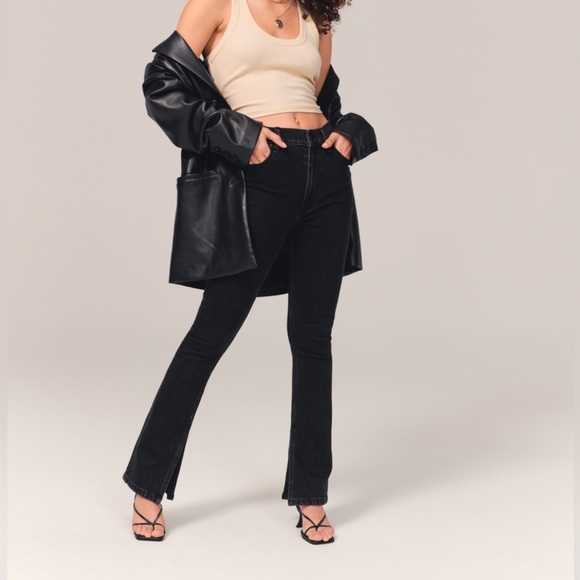 Abercrombie & Fitch Skinny high rise w/ vent hem. *6 SHORT* and CURVE LOVE - Picture 1 of 9